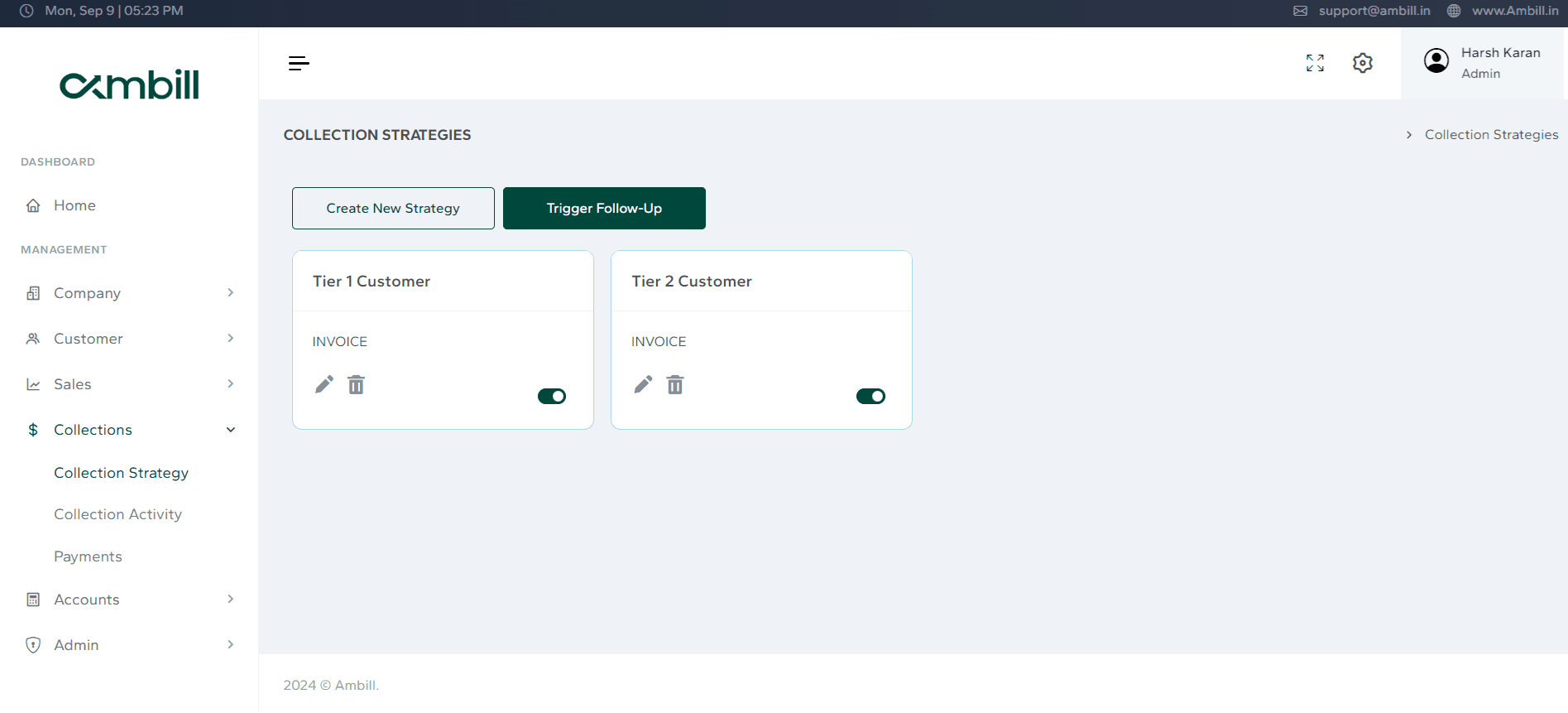 Subscription Services AR Management Platform